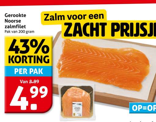 Gerookte Noorse zalmfilet
