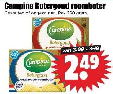 Campina Botergoud roomboter