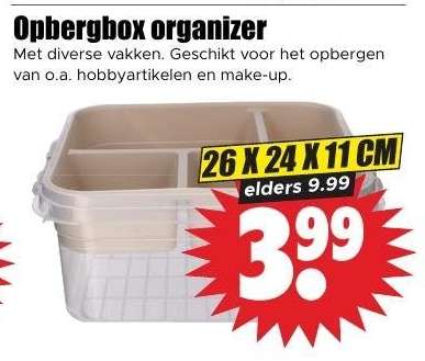 Opbergbox organizer