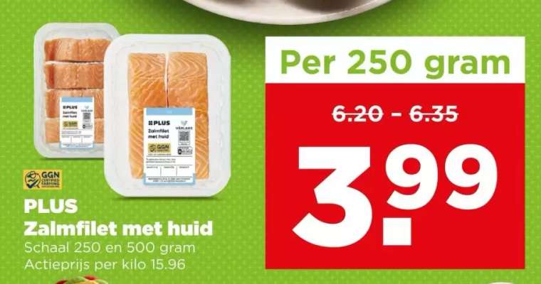 PLUS Zalmfilet met huid