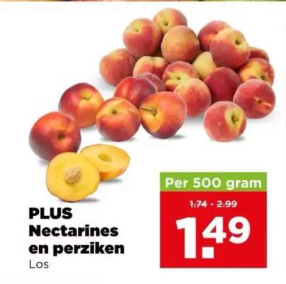 PLUS Nectarines en perziken