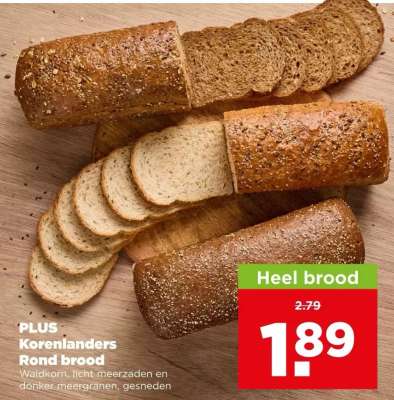 PLUS Korenlanders Rond brood