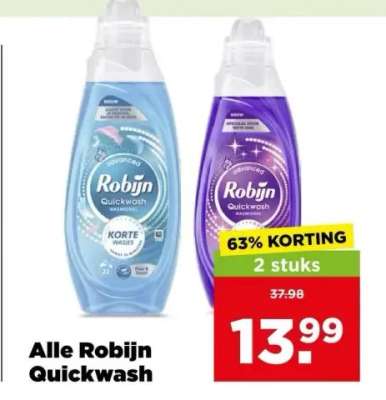 Alle Robijn Quickwash