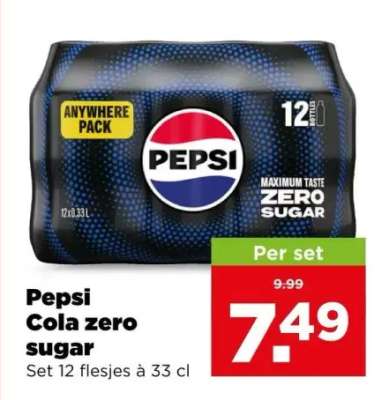 Pepsi Cola Zero sugar