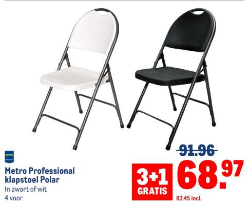 Metro Professional klapstoel Polar
