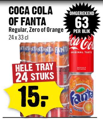 Coca-Cola of Fanta