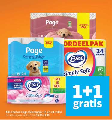 Edet en Page toiletpapier