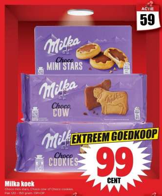 Milka koek