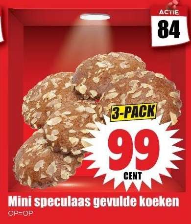 Mini speculaas gevulde koeken