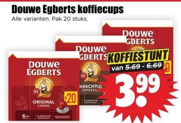 Douwe Egberts koffiecups