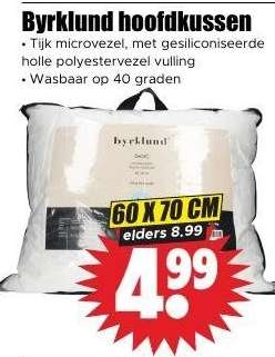 Byrklund hoofdkussen