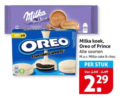 Milka koek, Oreo of Prince