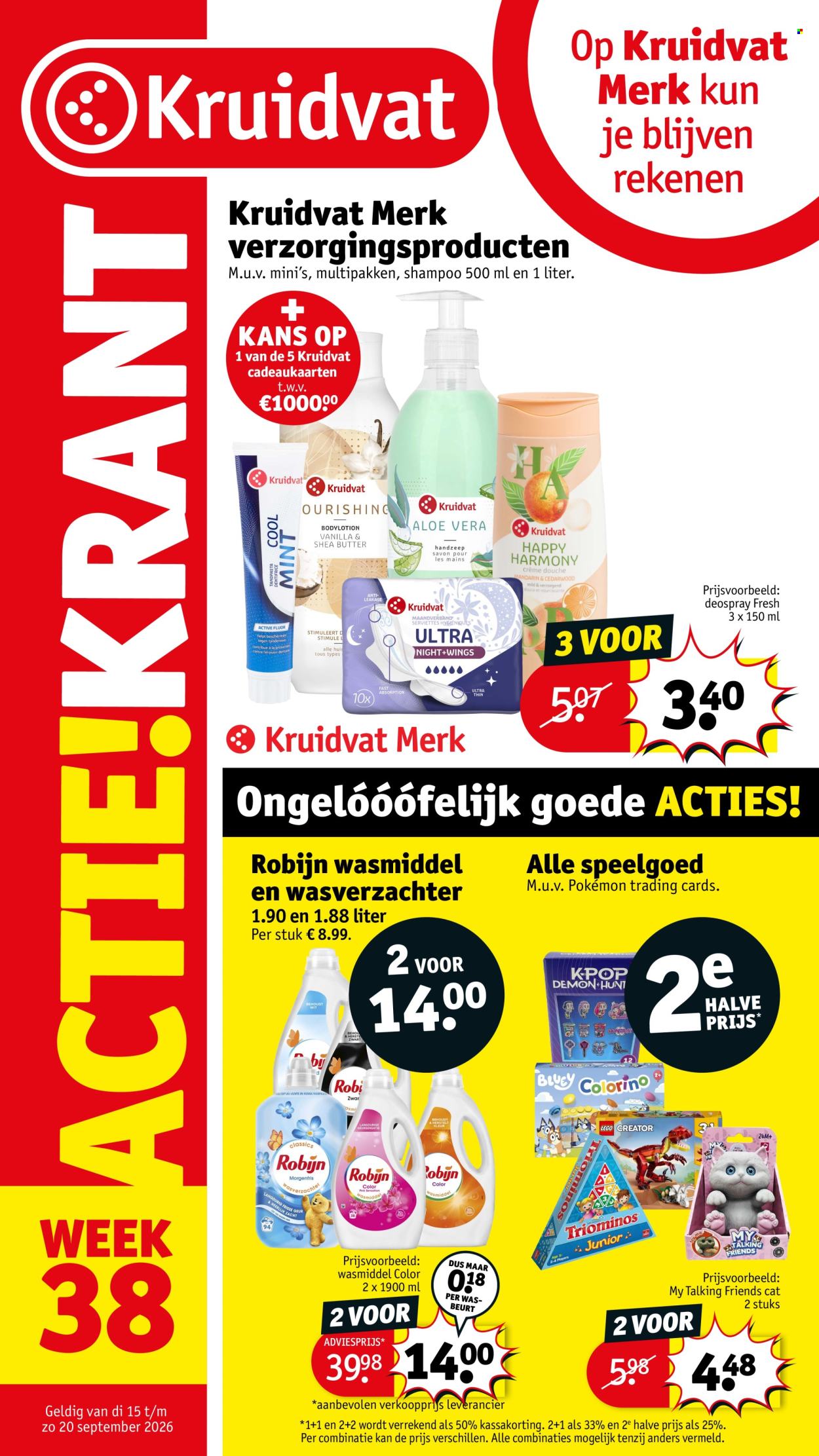 Kruidvat-aanbieding - 15-9-2026 - 20-9-2026. Pagina 1