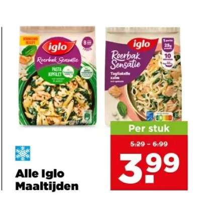 Alle Iglo maaltijden