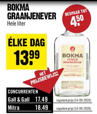 BOKMA GRAANJENEVER