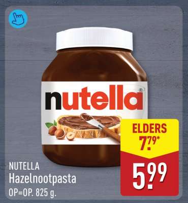 Nutella hazelnootpasta