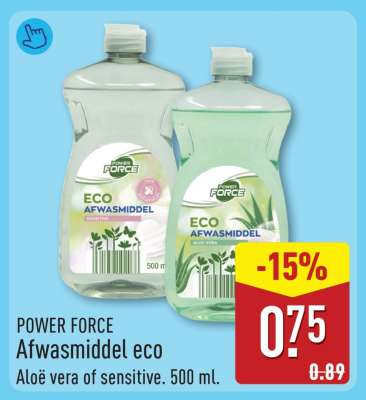 POWER FORCE Afwasmiddel eco