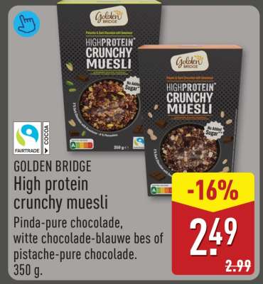 GOLDEN BRIDGE High protein crunchy muesli