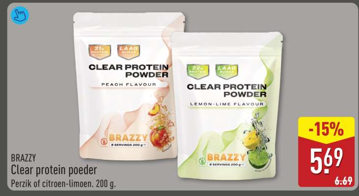 BRAZZY Clear protein poeder