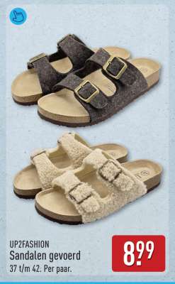 UP2FASHION Sandalen gevoerd