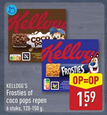 KELLOGG'S Frosties of coco pops repen