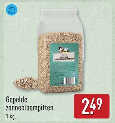 Gepelde zonnebloempitten