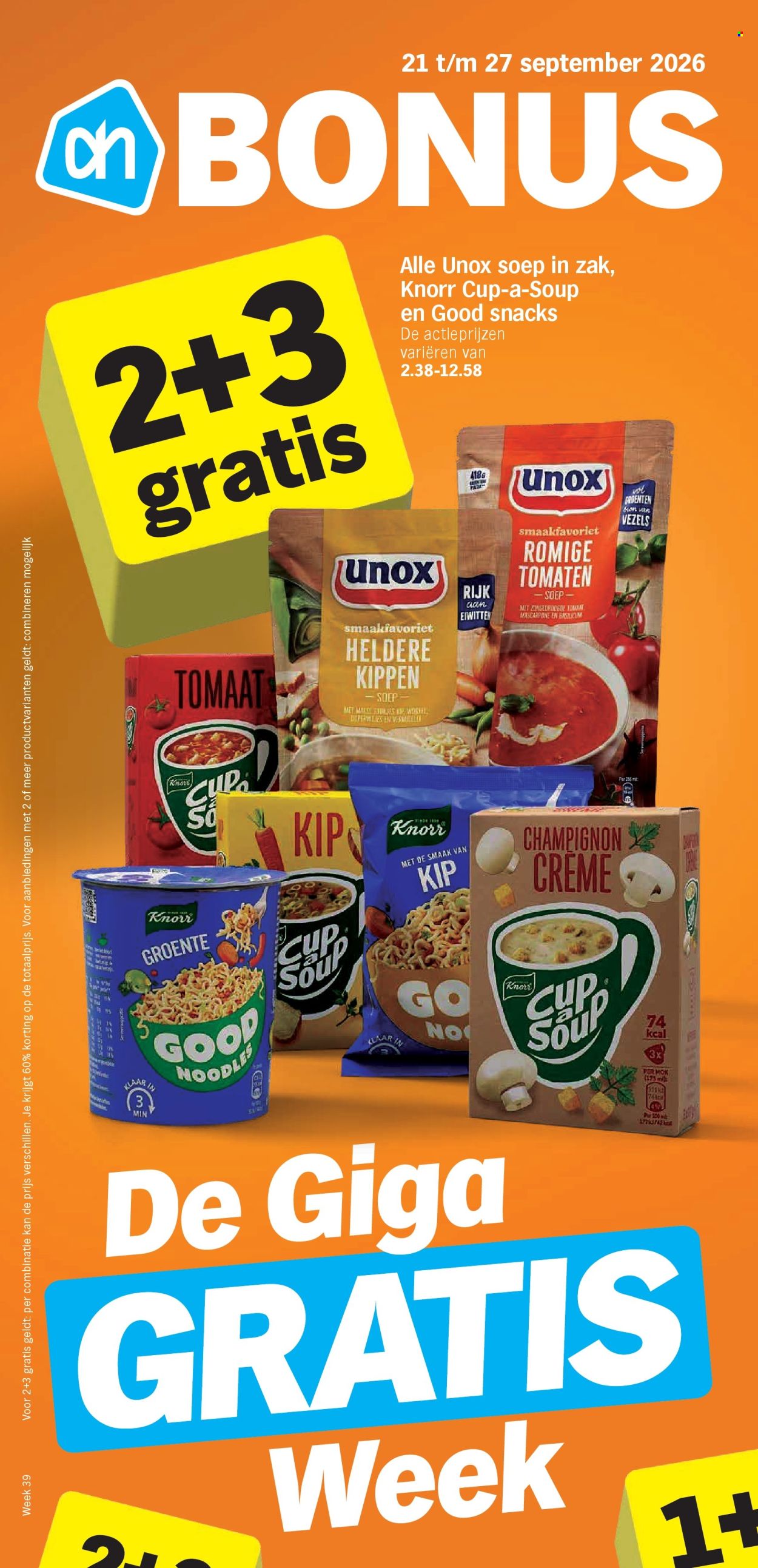 Albert Heijn-aanbieding - 21-9-2026 - 27-9-2026. Pagina 1
