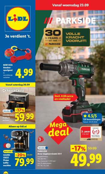 Lidl-aanbieding - 23-9-2026 - 29-9-2026.