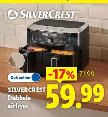 SILVERCREST Dubbele airfryer