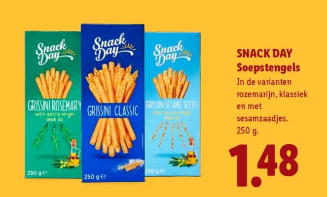 SNACK DAY Soepstengels