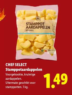 CHEF SELECT Stamppotaardappelen