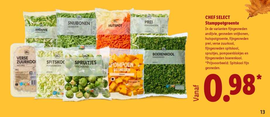 CHEF SELECT Stamppotgroente