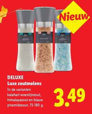 DELUXE Luxe zoutmolens