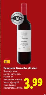 Panorama Garnacha old vine