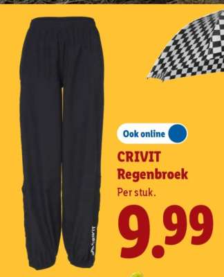 CRIVIT Regenbroek