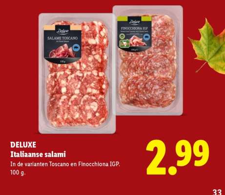 DELUXE Italiaanse salami