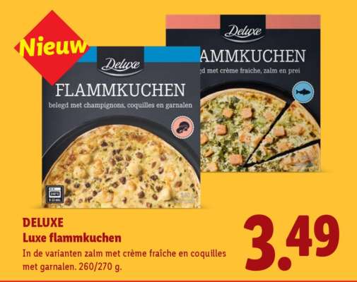 DELUXE Luxe flammkuchen