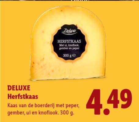 DELUXE Herfstkaas