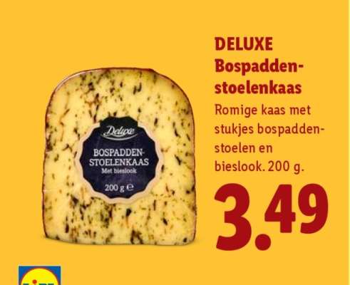 DELUXE Bospaddenstoelenkaas