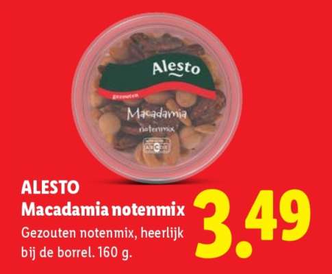 ALESTO Macadamia notenmix