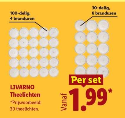 LIVARNO Theelichten