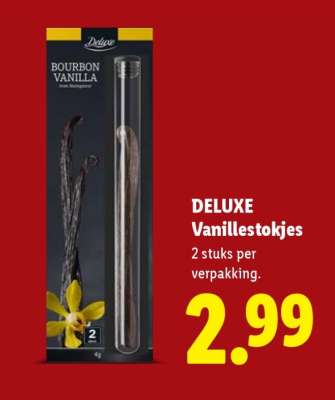 DELUXE Vanillestokjes
