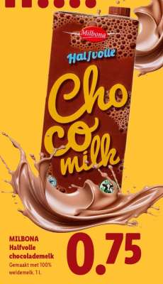 MILBONA Halfvolle chocolademelk