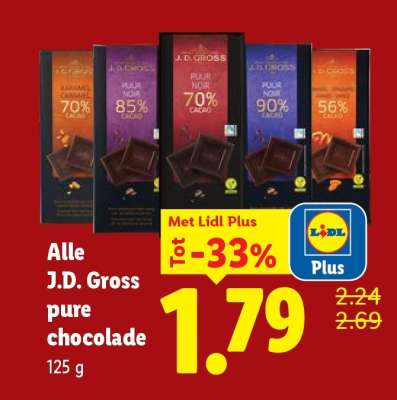 J.D. Gross pure chocolade