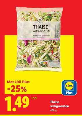 Thaise wokgroenten