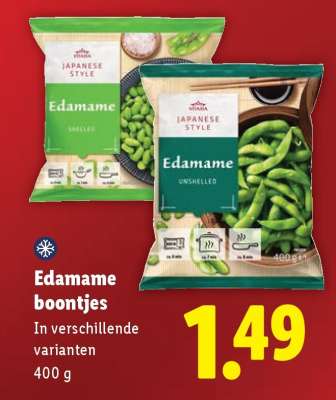 Edamame boontjes