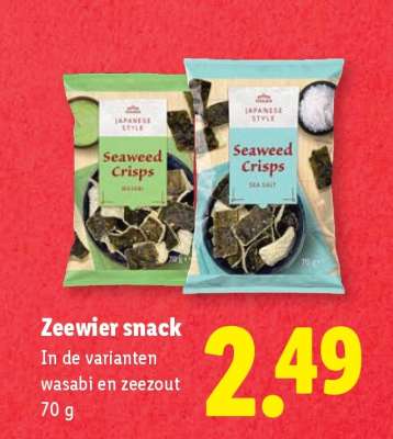 Zeewier snack