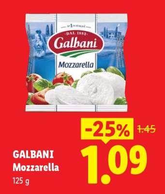 Galbani mozzarella