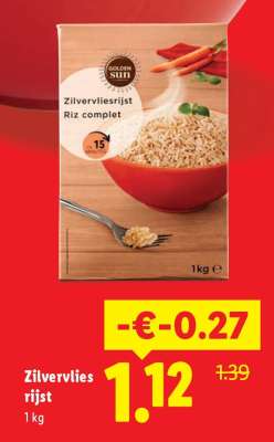 Zilvervlies rijst
