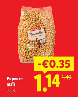 Popcorn maïs